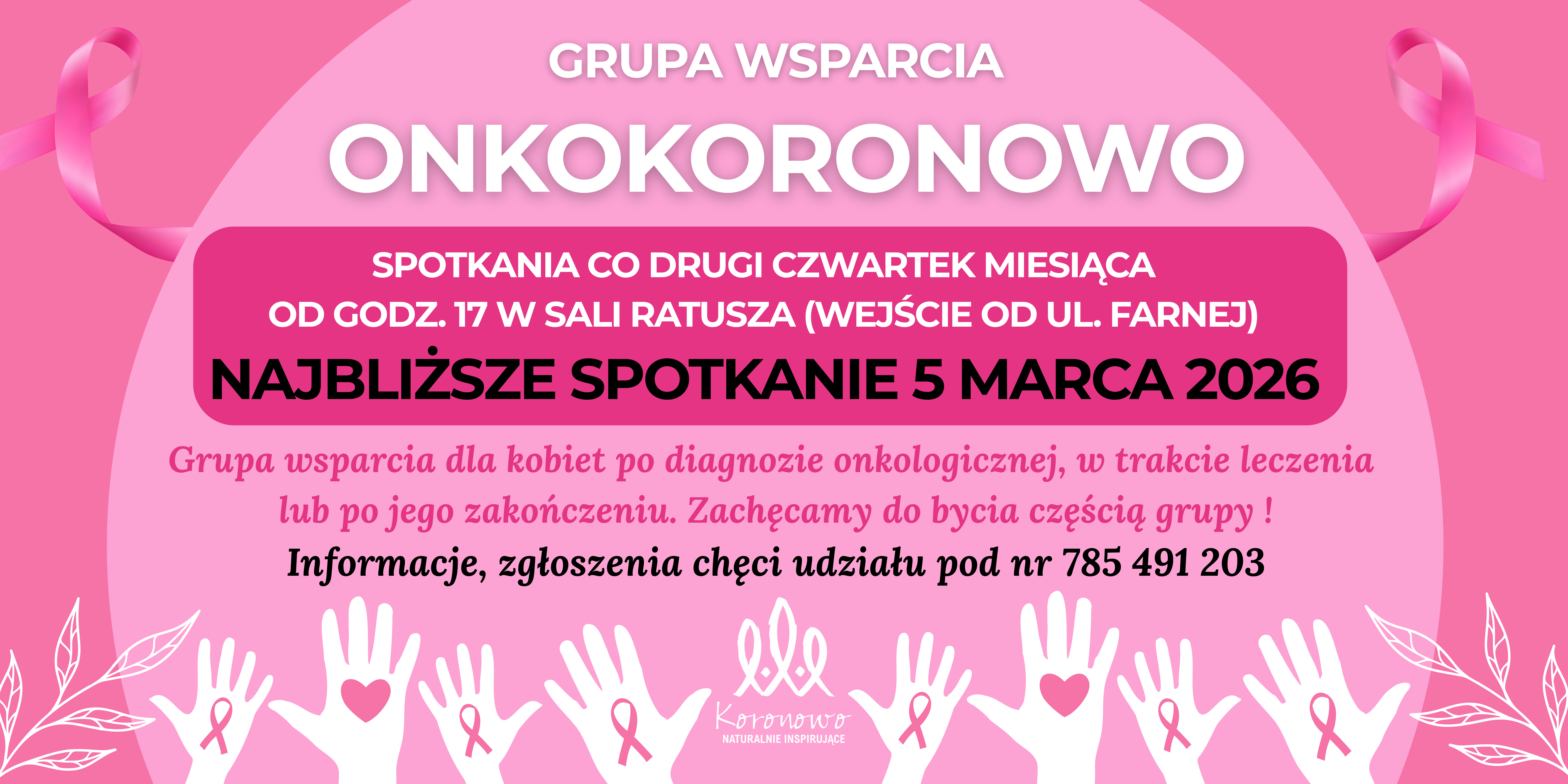 aktualność: Grupa wsparcia ONKOKORONOWO